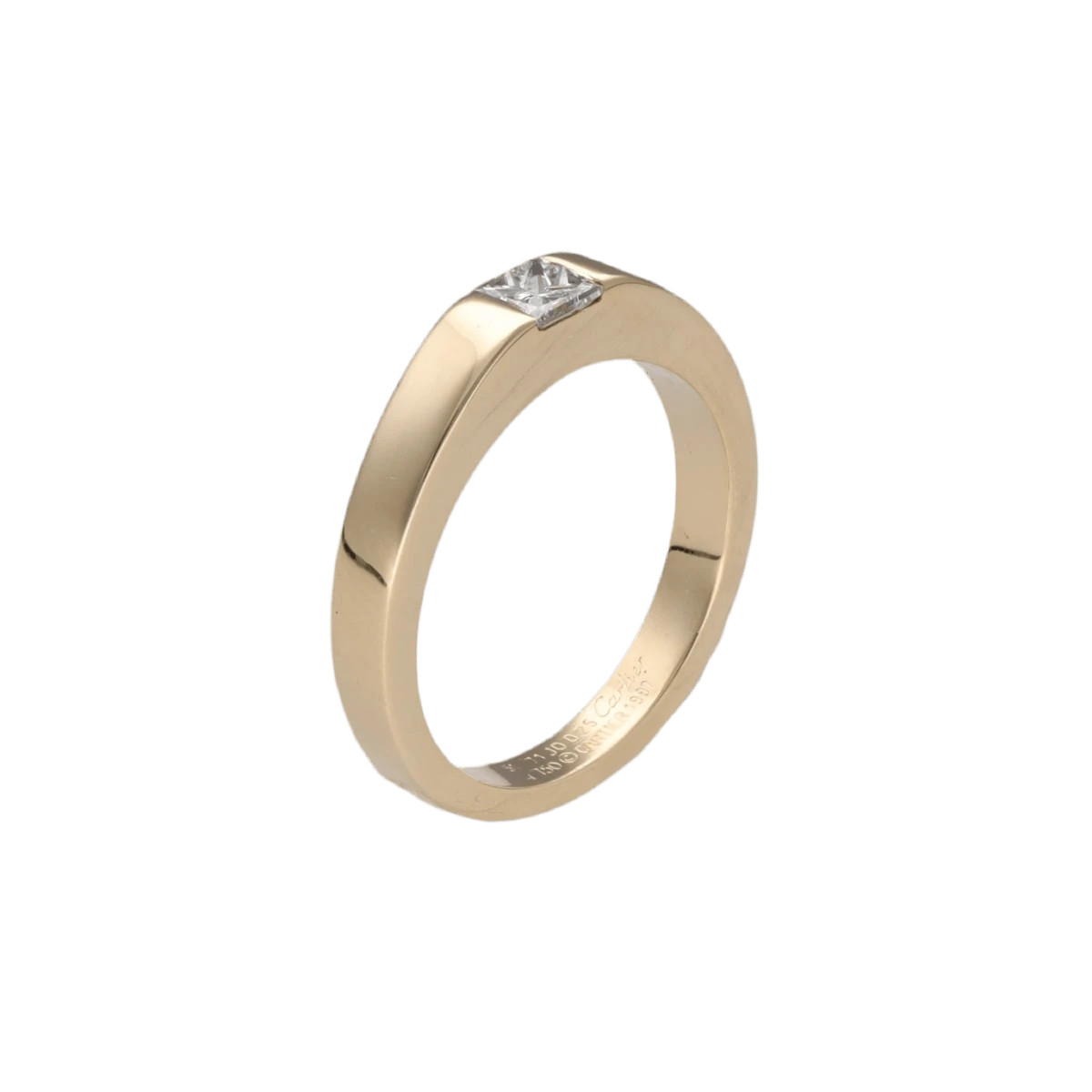 Bague CARTIER "Tank" En Or Jaune Et Diamant 3 Bague CARTIER "Tank" En Or Jaune Et Diamant – Image 3