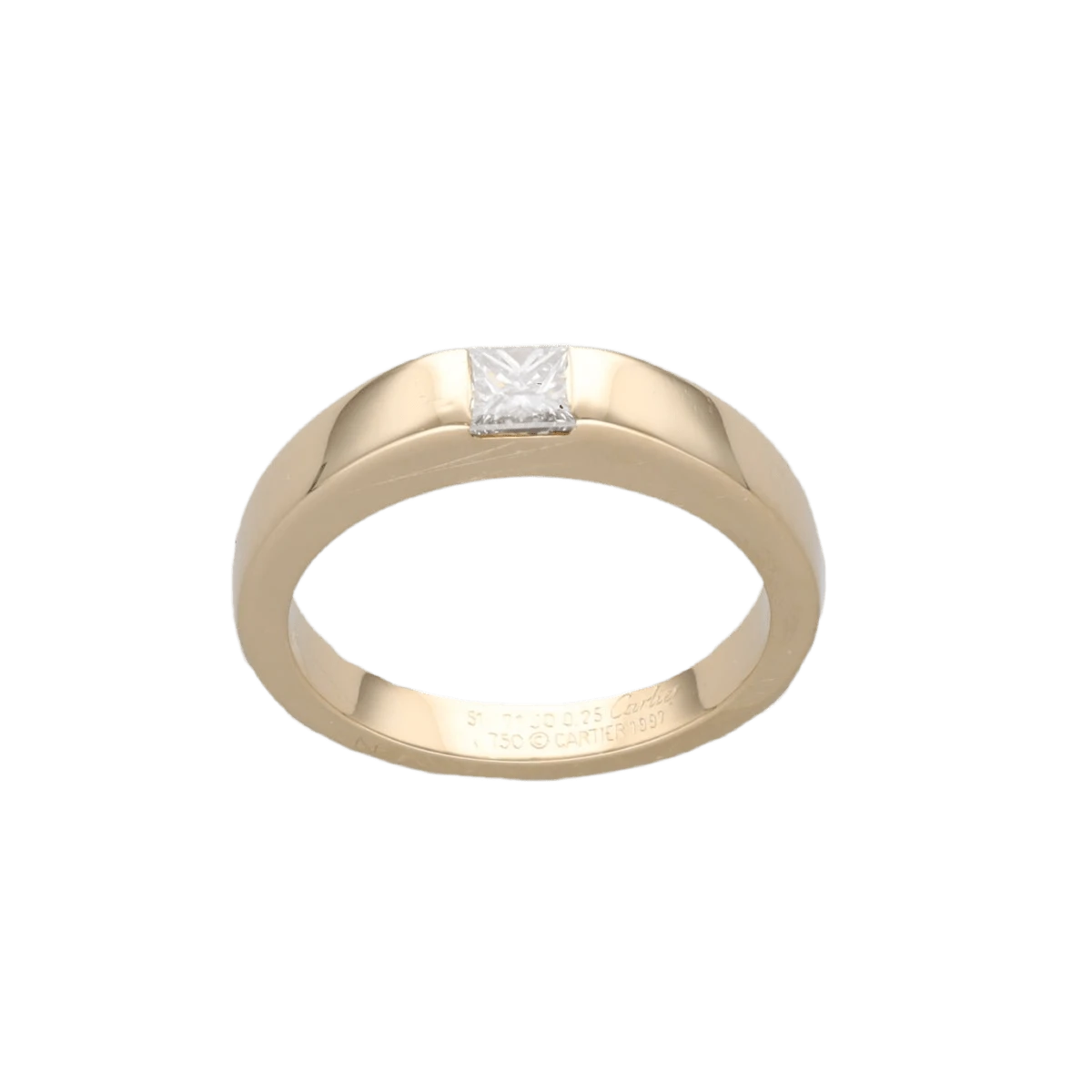 Bague CARTIER "Tank" En Or Jaune Et Diamant 4 Bague CARTIER "Tank" En Or Jaune Et Diamant – Image 4