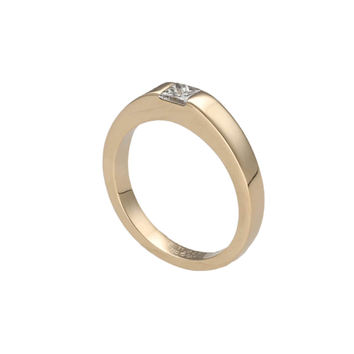 Bague CARTIER "Tank" En Or Jaune Et Diamant 5 Bague CARTIER "Tank" En Or Jaune Et Diamant – Image 5