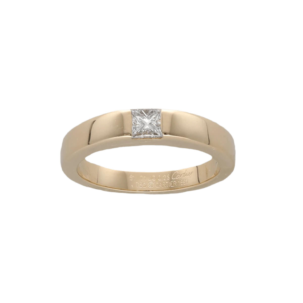 Bague CARTIER "Tank" En Or Jaune Et Diamant 1 Bague CARTIER "Tank" En Or Jaune Et Diamant