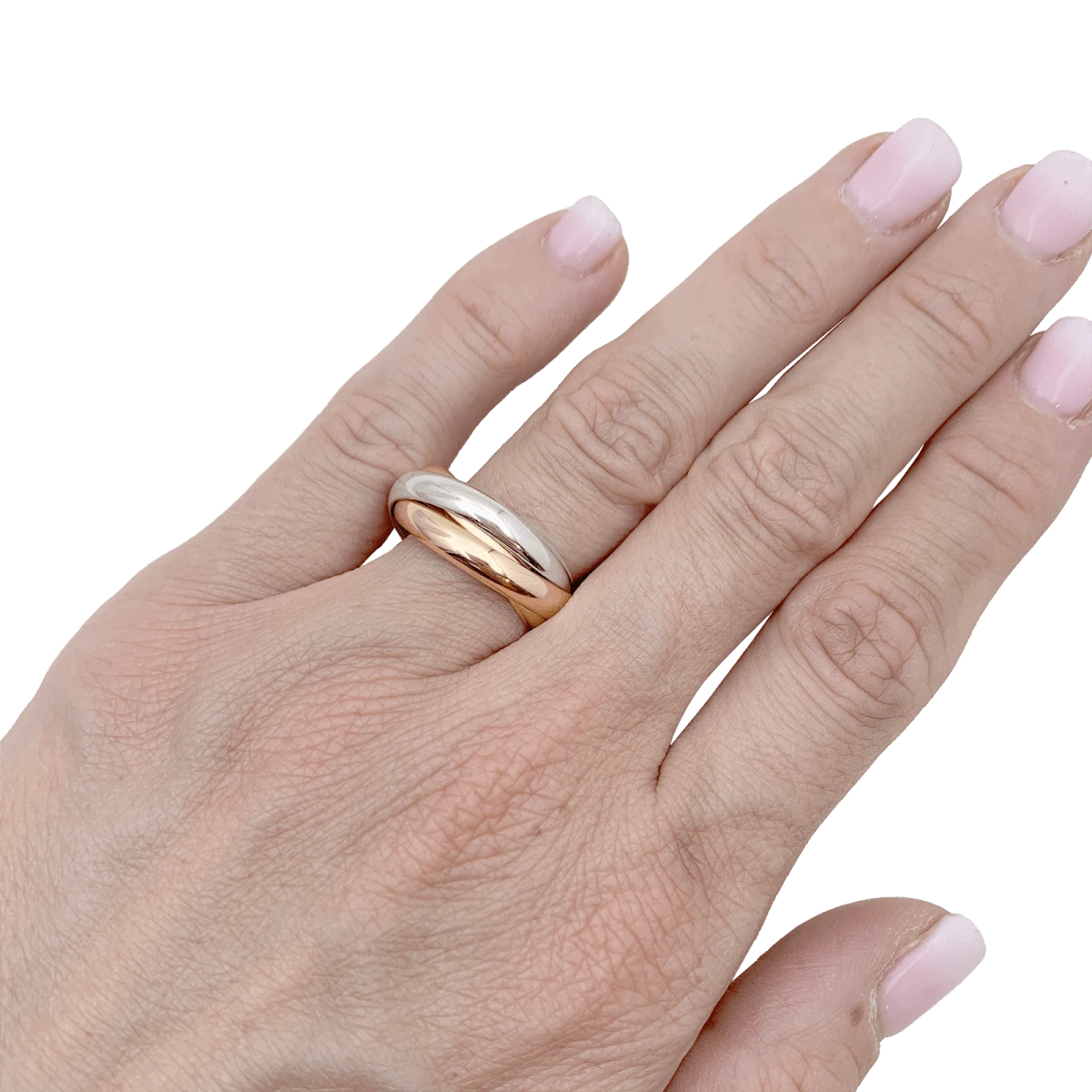 Miller Bague CARTIER "Trinity Classique" En Or Blanc, Or Jaune Et Or Rose 2 Miller Bague CARTIER "Trinity Classique" En Or Blanc, Or Jaune Et Or Rose – Image 2