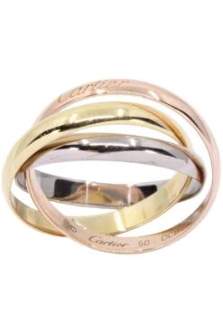 Bague CARTIER "Trinity , En Or -Castafiore Boutique bague cartier trinity en or 698166