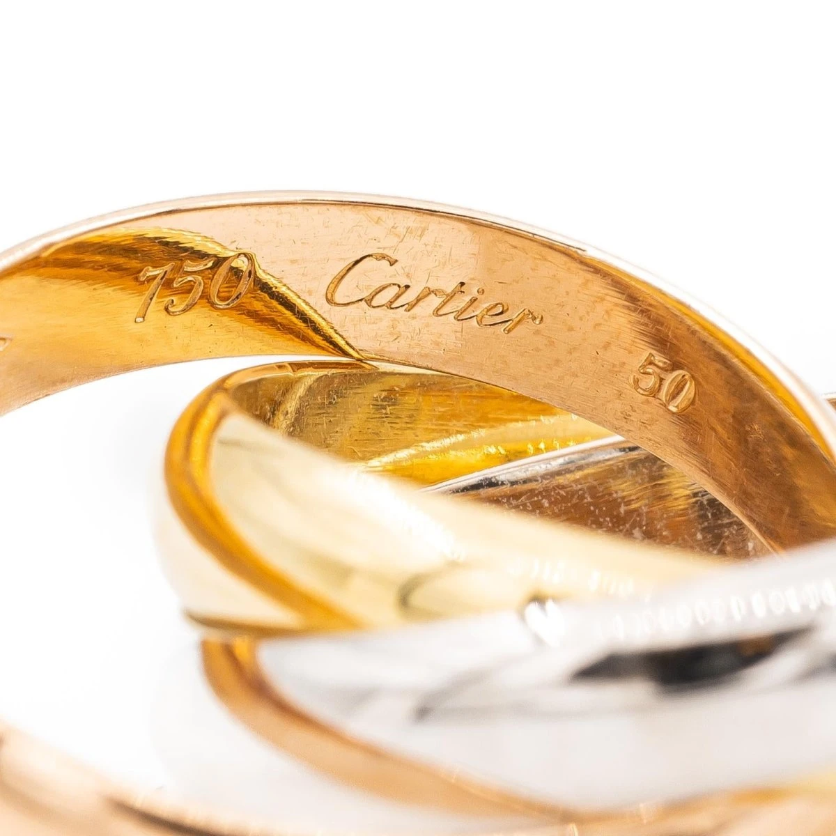Bague CARTIER "Trinity" En Or Jaune, Or Blanc Et Or Rose 7 Bague CARTIER "Trinity" En Or Jaune, Or Blanc Et Or Rose – Image 7