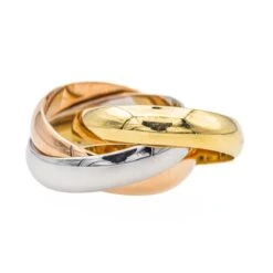 Bague CARTIER "Trinity"en Ors Jaune, Blanc Et Rose 9 Bague CARTIER "Trinity"en Ors Jaune, Blanc Et Rose -Castafiore Boutique bague cartier trinity en ors jaune blanc et rose 379672