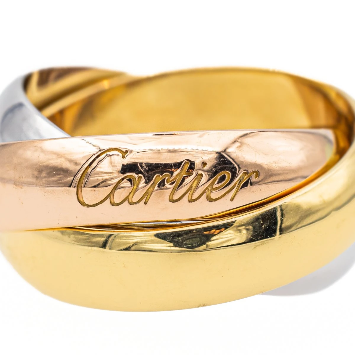 Bague CARTIER "Trinity"en Ors Jaune, Blanc Et Rose 6 Bague CARTIER "Trinity"en Ors Jaune, Blanc Et Rose – Image 6