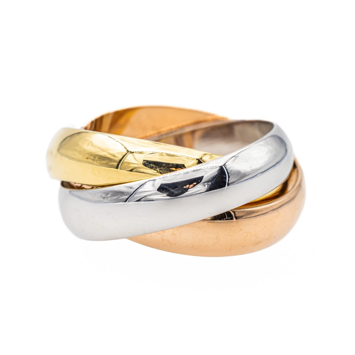 Bague CARTIER "Trinity"en Ors Jaune, Blanc Et Rose 4 Bague CARTIER "Trinity"en Ors Jaune, Blanc Et Rose – Image 4