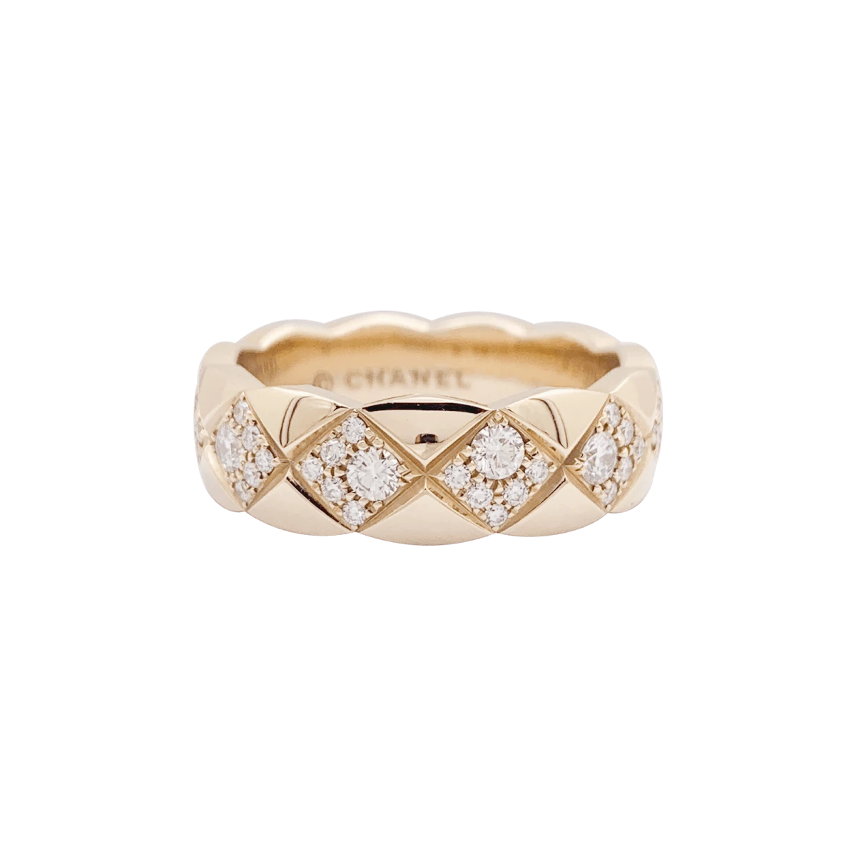Miller Bague CHANEL, "Coco Crush", En Or Beige Et Diamant 1 Miller Bague CHANEL, "Coco Crush", En Or Beige Et Diamant