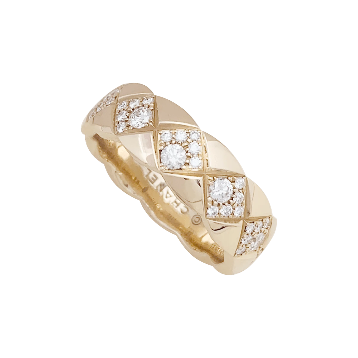 Miller Bague CHANEL, "Coco Crush", En Or Beige Et Diamant 6 Miller Bague CHANEL, "Coco Crush", En Or Beige Et Diamant – Image 6