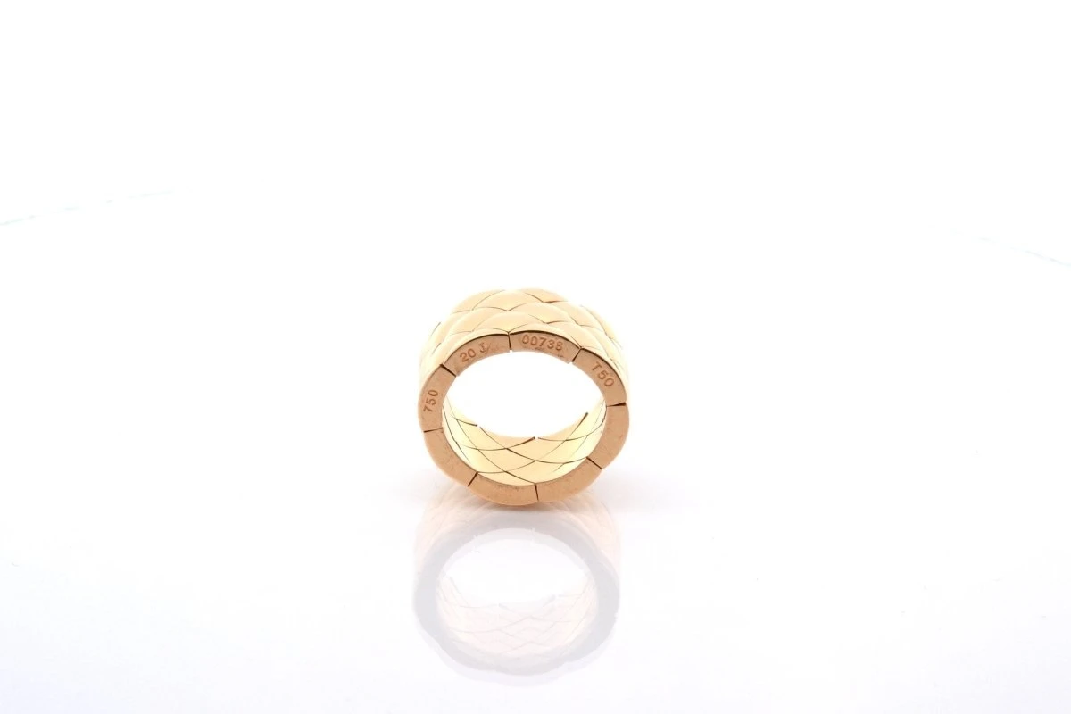 Bague CHANEL" Coco Crush" Matelassée En Or Jaune 3 Bague CHANEL" Coco Crush" Matelassée En Or Jaune – Image 3