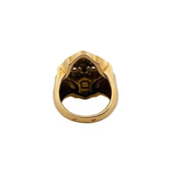Bague Chevalière CHANEL Lion En Or Jaune -Castafiore Boutique bague chanel lion en or jaune 326025