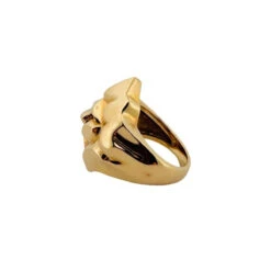 Bague Chevalière CHANEL Lion En Or Jaune -Castafiore Boutique bague chanel lion en or jaune 406858