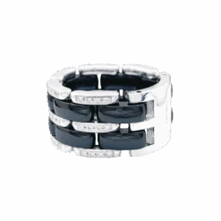 Miller Bague CHANEL "Ultra" En Or Blanc, Céramique Noire Et Diamants 8 Miller Bague CHANEL "Ultra" En Or Blanc, Céramique Noire Et Diamants -Castafiore Boutique bague chanelultra en or blanc ceramique noire et diamants 449900