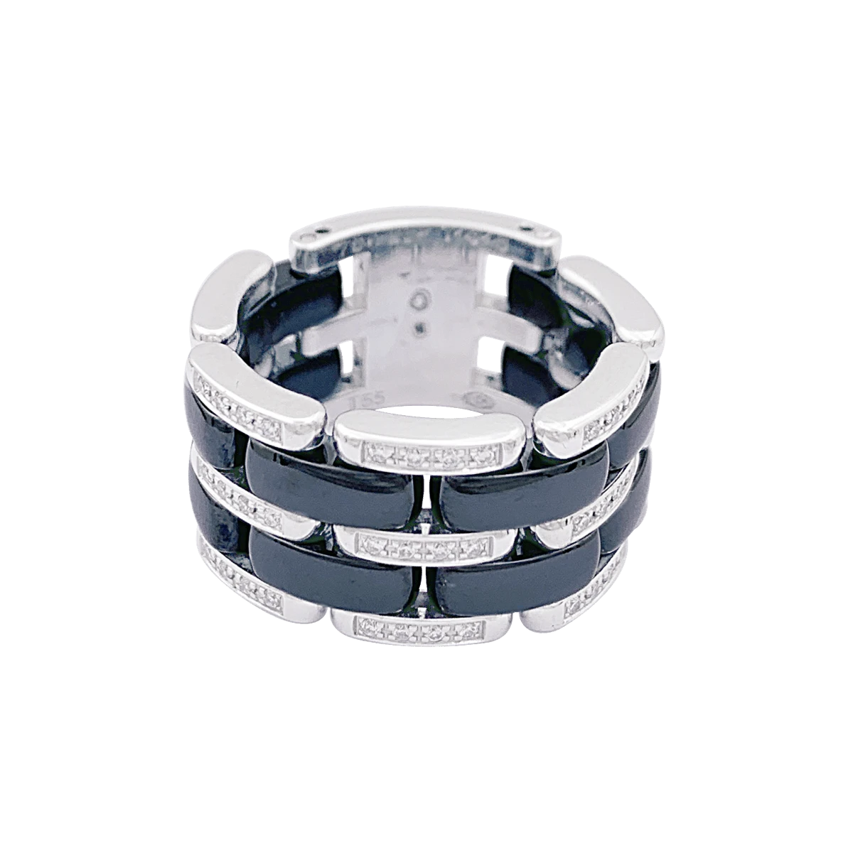 Miller Bague CHANEL "Ultra" En Or Blanc, Céramique Noire Et Diamants 4 Miller Bague CHANEL "Ultra" En Or Blanc, Céramique Noire Et Diamants – Image 4