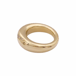 Miller Bague Chaumet "Anneau" Or Jaune, Diamants. -Castafiore Boutique bague chaumet anneau or jaune diamants 260357