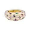 Miller Bague Chaumet, "Anneau", Or Jaune, Gemmes De Couleur. -Castafiore Boutique bague chaumet anneau or jaune gemmes de couleur 223024