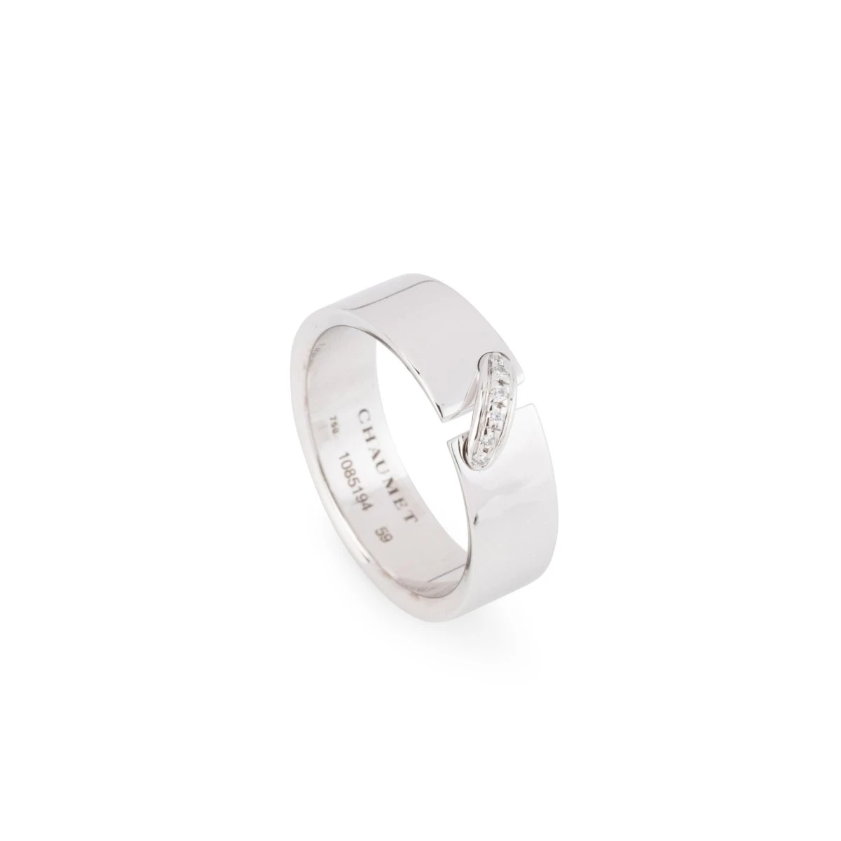 Bague CHAUMET En Or Blanc Et Diamants 6 Bague CHAUMET En Or Blanc Et Diamants – Image 6