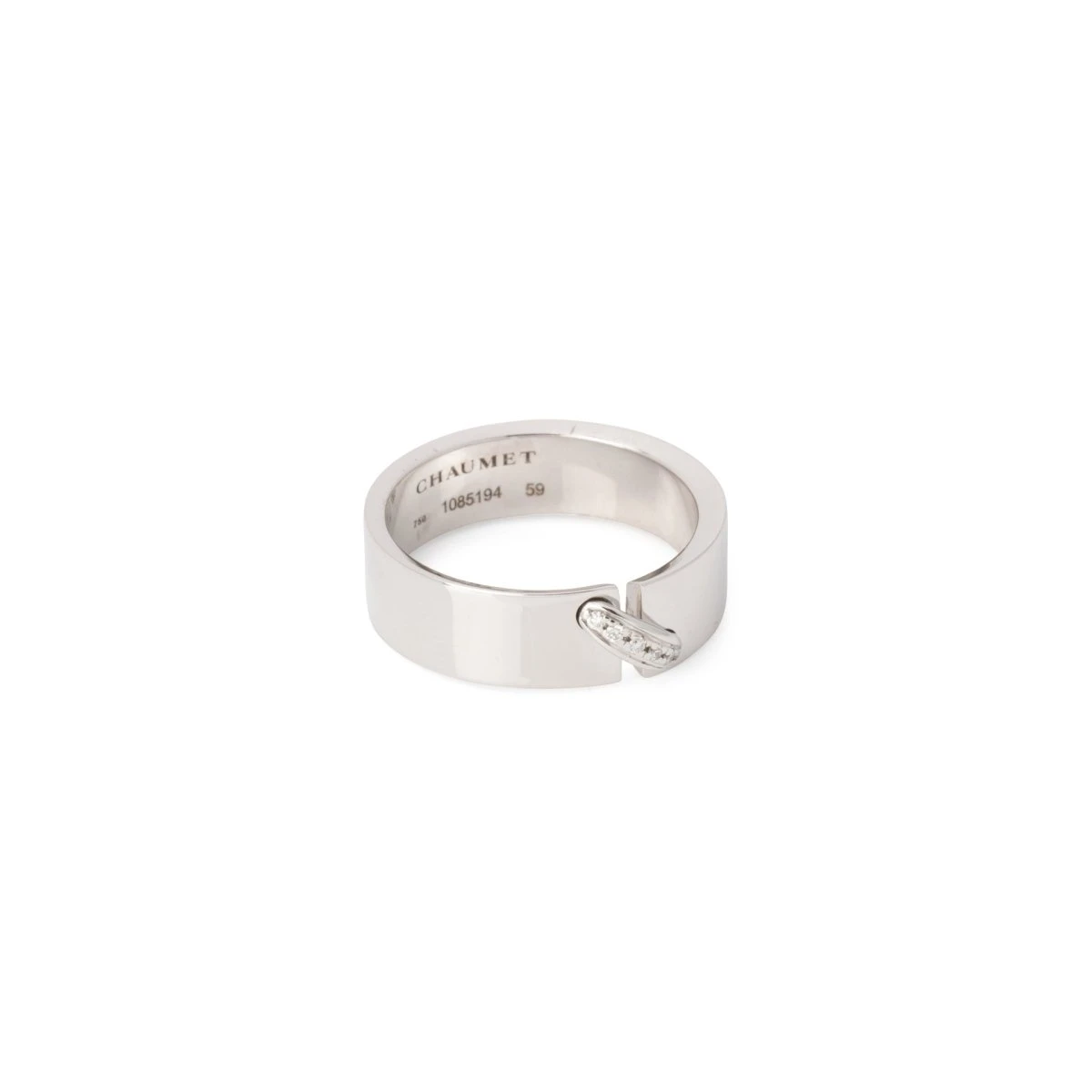 Bague CHAUMET En Or Blanc Et Diamants 5 Bague CHAUMET En Or Blanc Et Diamants – Image 5
