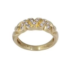 Bague CHAUMET En Or Jaune Et Diamants -Castafiore Boutique bague chaumet en or jaune et diamants 547230