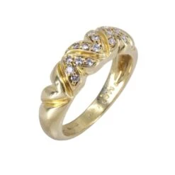 Bague CHAUMET En Or Jaune Et Diamants -Castafiore Boutique bague chaumet en or jaune et diamants 571755
