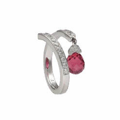 Bague CHAUMET "Frisson Pampille" En Or Gris Et Diamants -Castafiore Boutique bague chaumet frisson pampille en or gris et diamants 917573