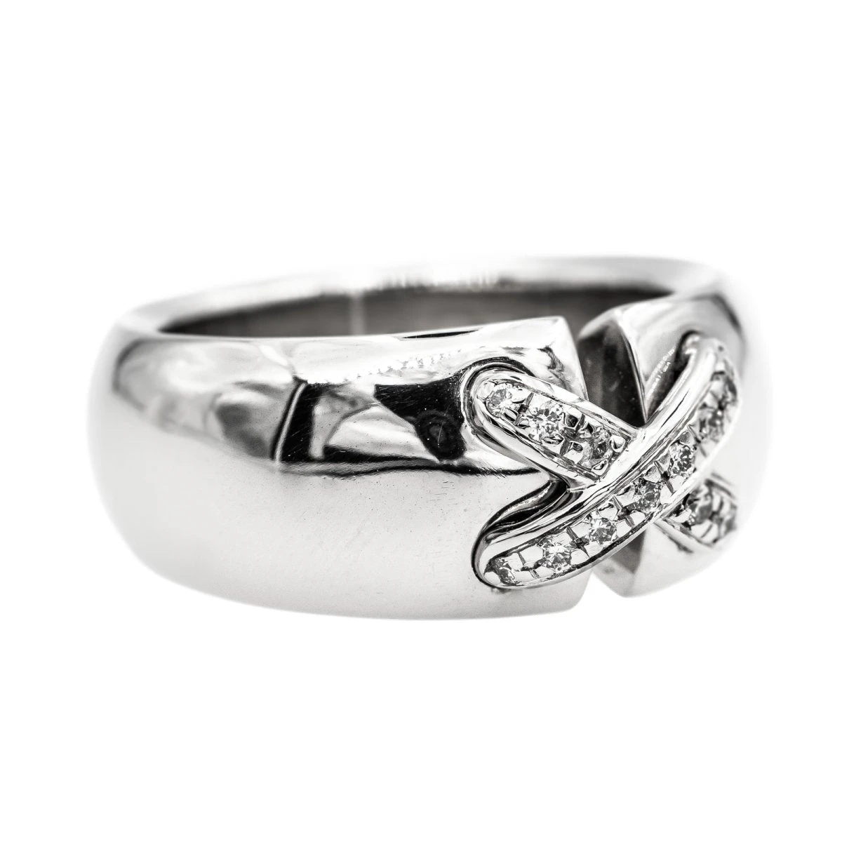 Bague CHAUMET "Lien" En Or Blanc Et Diamant 7 Bague CHAUMET "Lien" En Or Blanc Et Diamant – Image 7