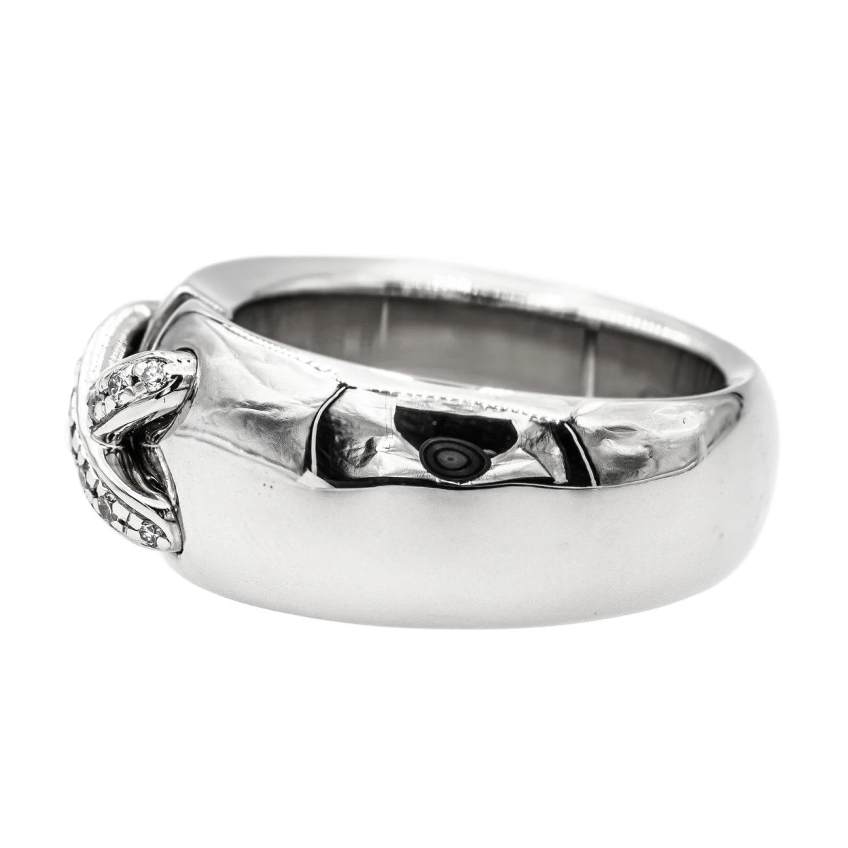 Bague CHAUMET "Lien" En Or Blanc Et Diamant 4 Bague CHAUMET "Lien" En Or Blanc Et Diamant – Image 4