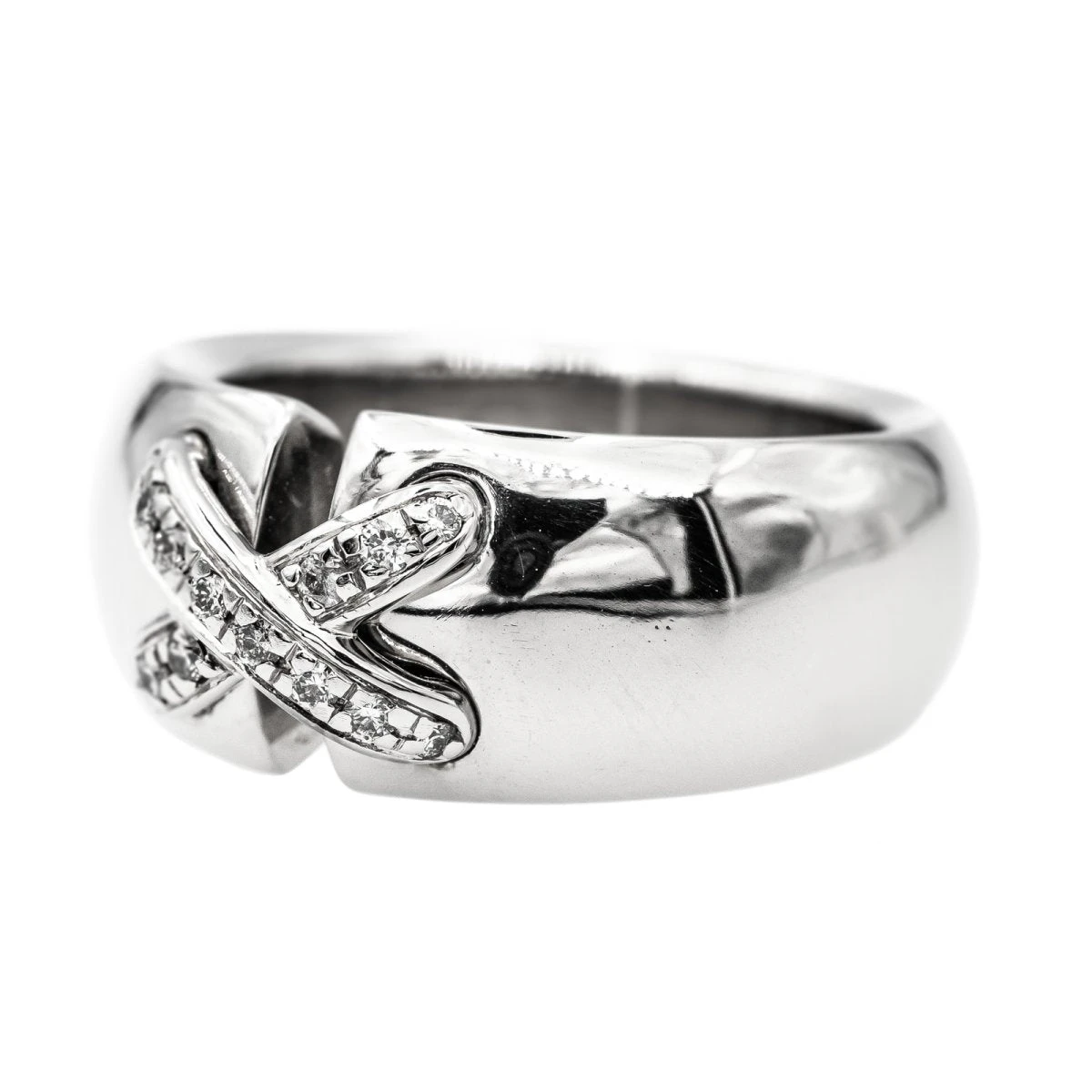 Bague CHAUMET "Lien" En Or Blanc Et Diamant 3 Bague CHAUMET "Lien" En Or Blanc Et Diamant – Image 3