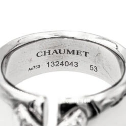 Bague CHAUMET "Lien" En Or Blanc Et Diamant 11 Bague CHAUMET "Lien" En Or Blanc Et Diamant -Castafiore Boutique bague chaumet lien en or blanc et diamant 985659