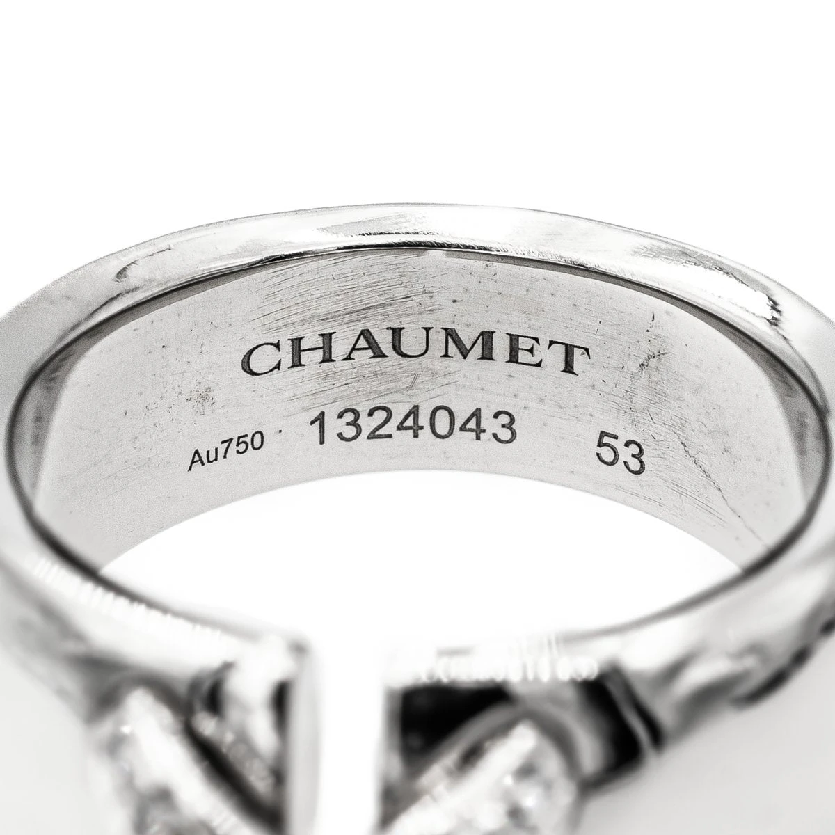 Bague CHAUMET "Lien" En Or Blanc Et Diamant 5 Bague CHAUMET "Lien" En Or Blanc Et Diamant – Image 5