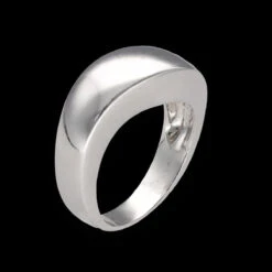 Bague Jonc CHAUMET En Or Gris 11 Bague Jonc CHAUMET En Or Gris -Castafiore Boutique bague chaumet valse en or gris 18 cts de 1995 taille 54 papiers dorigine 368490