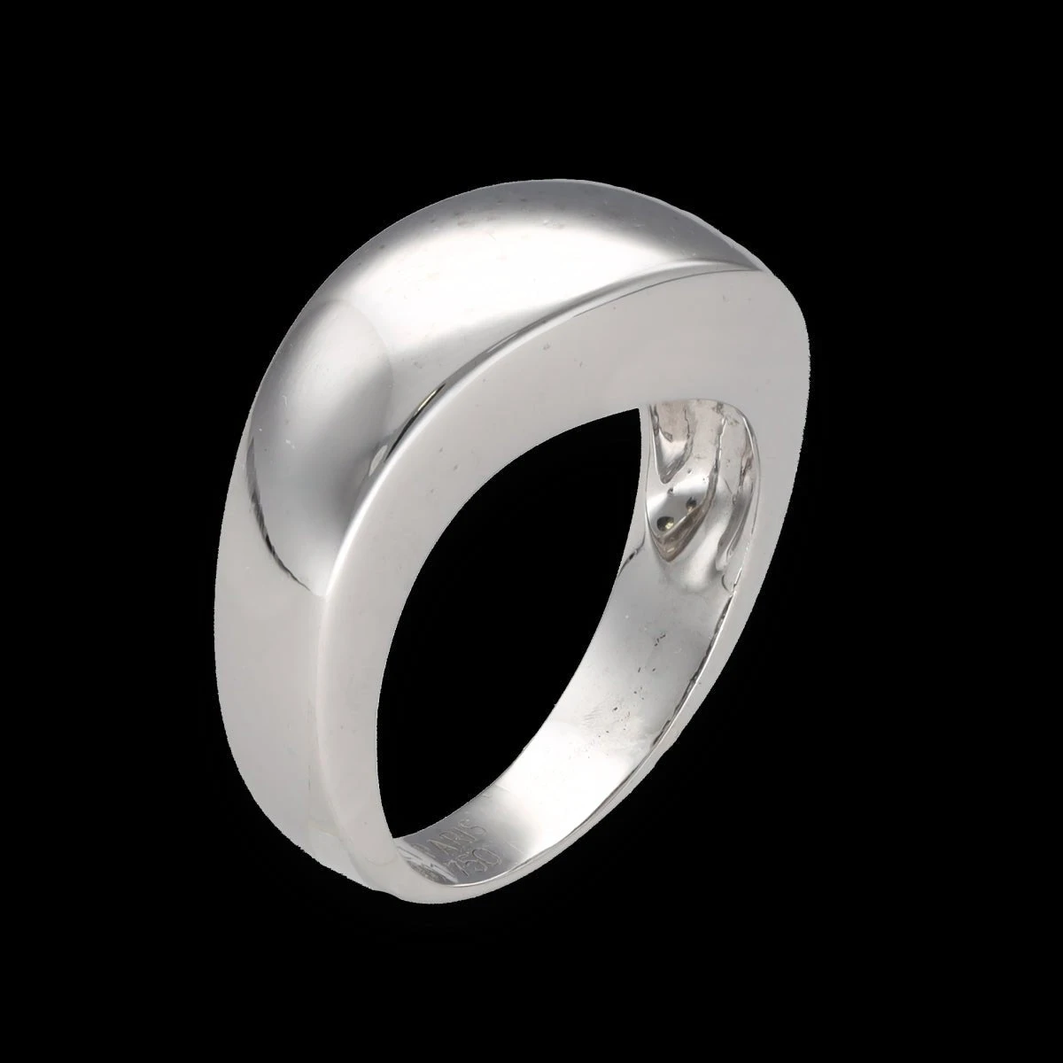 Bague Jonc CHAUMET En Or Gris 3 Bague Jonc CHAUMET En Or Gris – Image 3