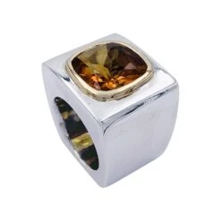 Miller Bague Chevalière En Or Blanc -Castafiore Boutique bague chevaliere en or blanc 112661