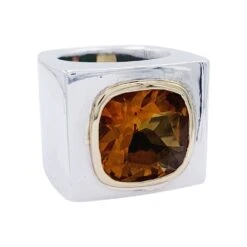 Miller Bague Chevalière En Or Blanc -Castafiore Boutique bague chevaliere en or blanc 542904