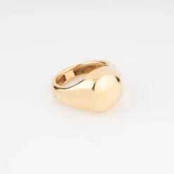 Bague Chevalière Or Jaune 18k Signée De La Maison Chaumet -Castafiore Boutique bague chevaliere or jaune 18k signee de la maison chaumet 300766