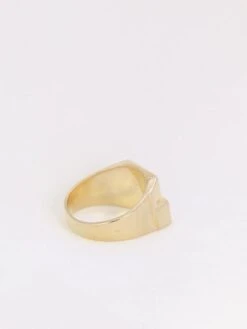 Bague Chevalière Vintage En Or Et Diamants -Castafiore Boutique bague chevaliere vintage en or et diamants 317026