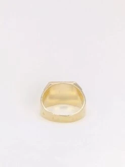 Bague Chevalière Vintage En Or Et Diamants -Castafiore Boutique bague chevaliere vintage en or et diamants 542396