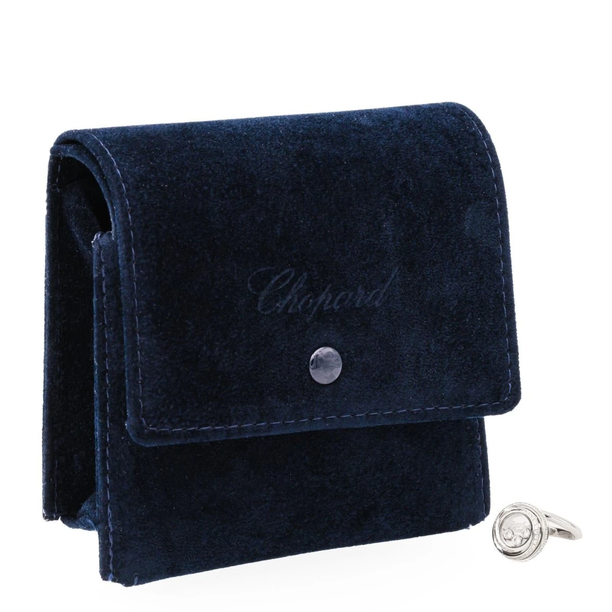 Bague CHOPARD "Happy Diamonds" En Or Blanc Et Diamants 7 Bague CHOPARD "Happy Diamonds" En Or Blanc Et Diamants – Image 7