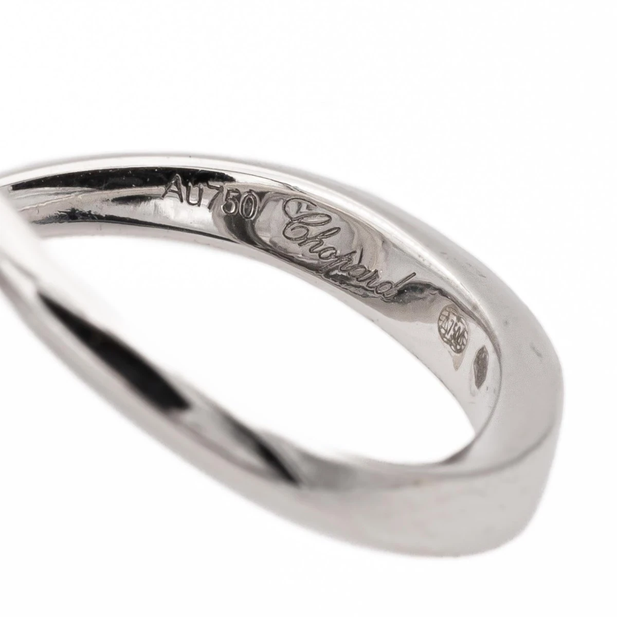 Bague CHOPARD "Happy Diamonds" En Or Blanc Et Diamants 6 Bague CHOPARD "Happy Diamonds" En Or Blanc Et Diamants – Image 6