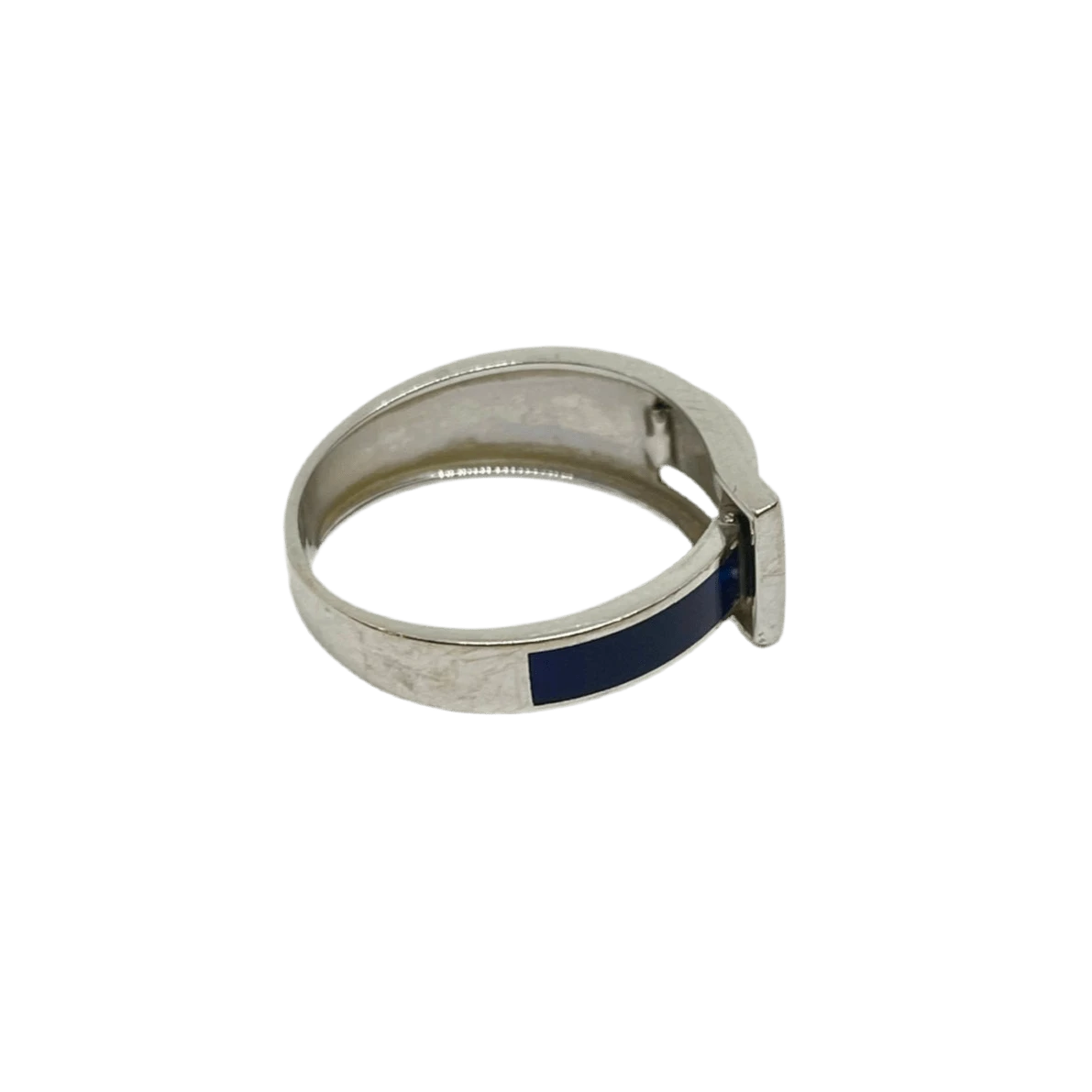 Bague CLOZEAU En Or Blanc, Nacre Et Diamants 4 Bague CLOZEAU En Or Blanc, Nacre Et Diamants – Image 4