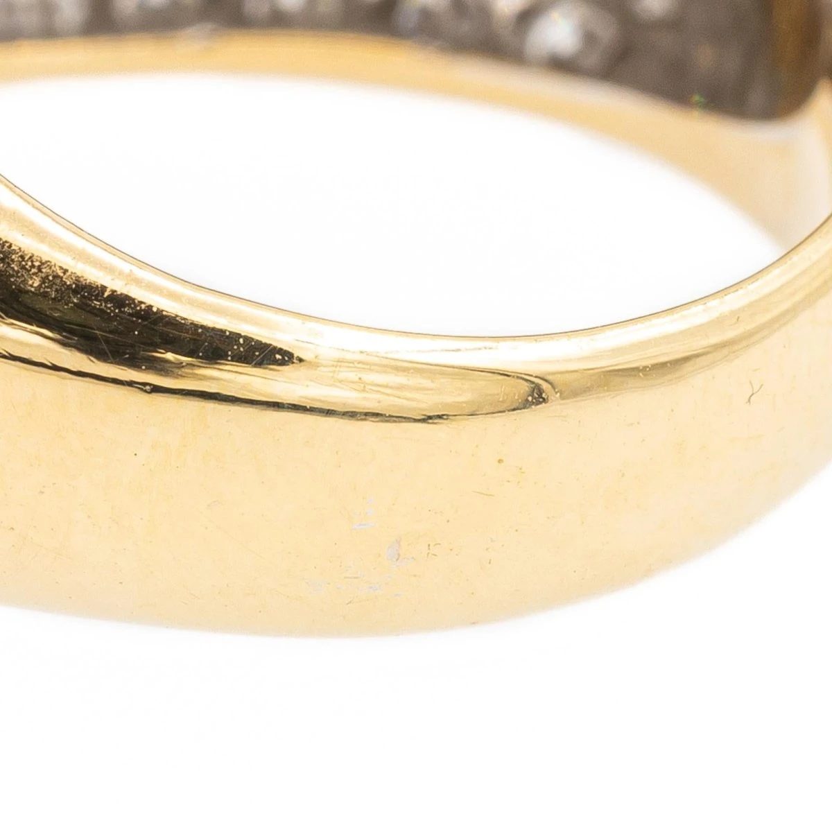 Bague Cocktail En Or Blanc, Or Jaune Et Diamants 5 Bague Cocktail En Or Blanc, Or Jaune Et Diamants – Image 5