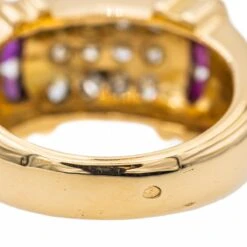 Bague Cocktail En Or Jaune Et Diamant -Castafiore Boutique bague cocktail en or jaune et diamant 668221