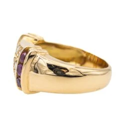 Bague Cocktail En Or Jaune Et Diamant -Castafiore Boutique bague cocktail en or jaune et diamant 744159