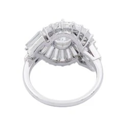 Miller Bague Cocktail En Platine Et Diamants -Castafiore Boutique bague cocktail en platine et diamants 762568