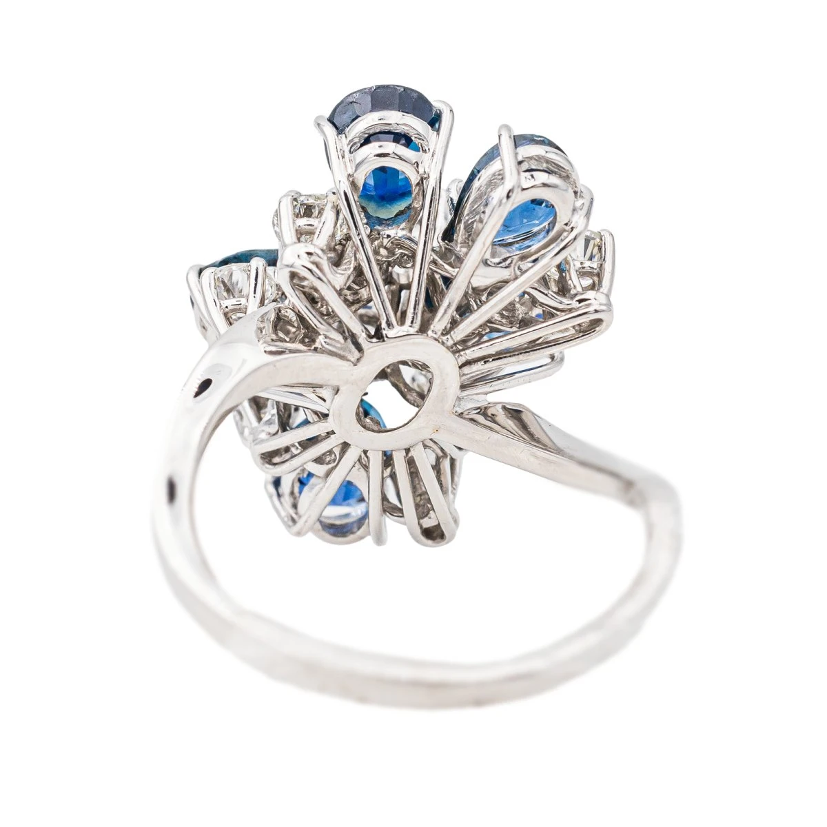 Bague Cocktail Or Blanc Diamant 5 Bague Cocktail Or Blanc Diamant – Image 5