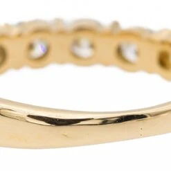 Bague Demi Alliance En Orjaune Et Diamants 10 Bague Demi Alliance En Orjaune Et Diamants -Castafiore Boutique bague demi alliance en or jaune et diamants 753338