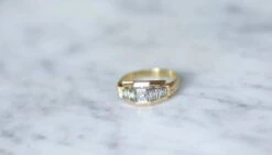 Bague Diamants Art Déco Bandeau -Castafiore Boutique bague diamants art deco bandeau 153028