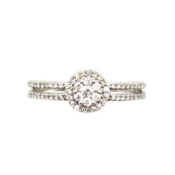 Bague Diamants Chaton Rond