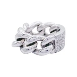 Miller Bague DIOR "Gourmette" En Or Blanc Et Diamants 9 Miller Bague DIOR "Gourmette" En Or Blanc Et Diamants -Castafiore Boutique bague dior gourmette en or blanc et diamants 308180