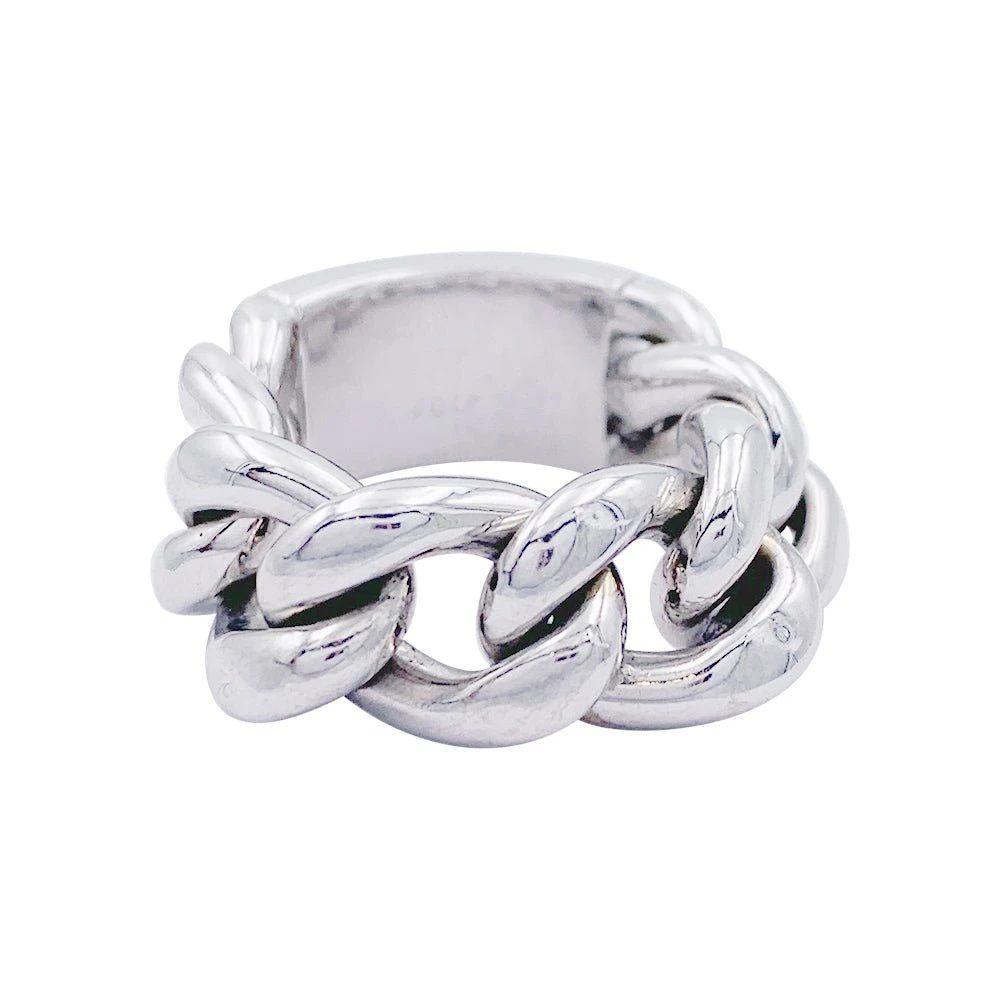 Miller Bague DIOR "Gourmette" En Or Blanc Et Diamants 3 Miller Bague DIOR "Gourmette" En Or Blanc Et Diamants – Image 3