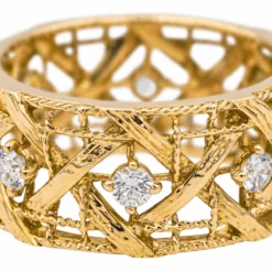 Bague DIOR "My Dior" En Or Jaune Et Diamants 9 Bague DIOR "My Dior" En Or Jaune Et Diamants -Castafiore Boutique bague dior my dior en or jaune et diamants 961581